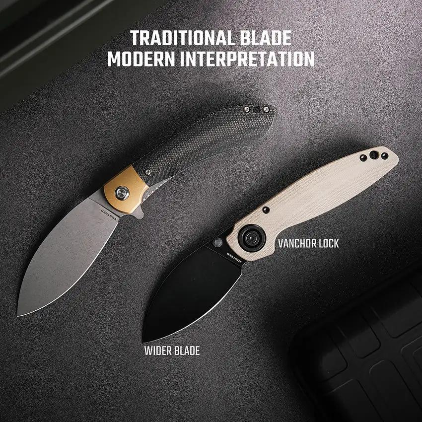 Vosteed Shilin Cutter Vanchor Lock Knife - Secure Lockup And Versatile Deployment With Front And Back Flippers by Vosteed