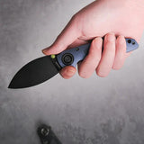 Vosteed Shilin Cutter Vanchor Lock A2806 Folding Knife - Elmax Blade And Purple Aluminum Handle For EDC Enthusiasts by Vosteed
