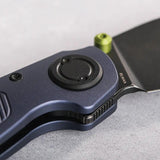 Vosteed Shilin Cutter Vanchor Lock A2806 Folding Knife - Elmax Blade And Purple Aluminum Handle For EDC Enthusiasts by Vosteed