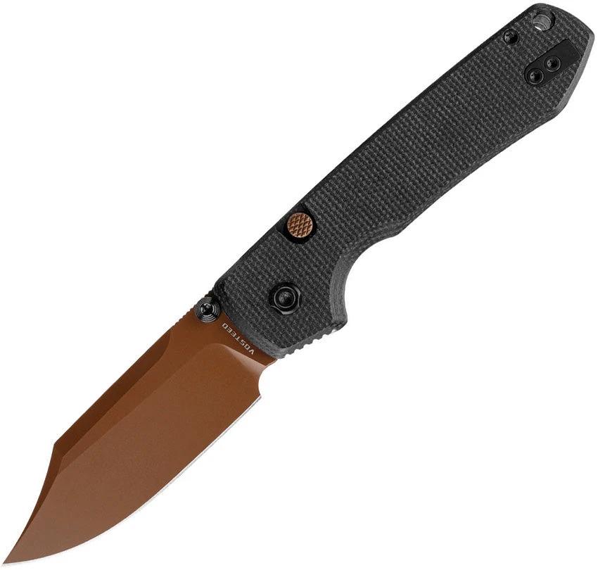 Vosteed Raccoon Top Linerlock Black A2926 by Vosteed