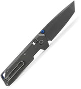 Vosteed Parallel Crossbar Lock Knife - 2.9 Inch 154CM Tanto Blade With Dim Gray Titanium Handle For EDC Enthusiasts by Vosteed