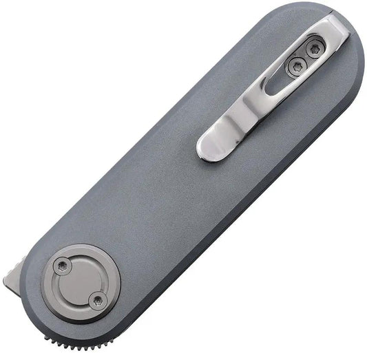 Vosteed Corgi-V Vanchor Lock Knife - Premium Gray Aluminum Handle for Everyday Carry by Vosteed