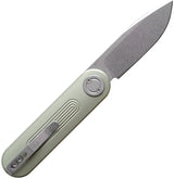 Vosteed Corgi-V Vanchor Lock Knife - Green Aluminum Handle With S35VN 3in Blade For EDC Enthusiasts by Vosteed