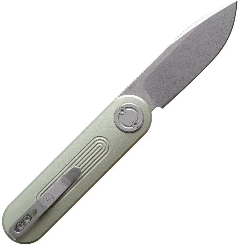 Vosteed Corgi-V Vanchor Lock Knife - Green Aluminum Handle With S35VN 3in Blade For EDC Enthusiasts by Vosteed