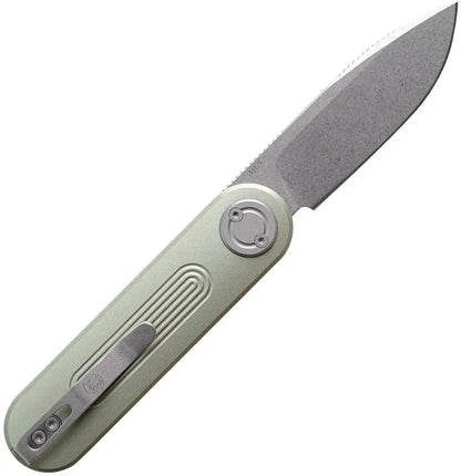 Vosteed Corgi-V Vanchor Lock Knife - Green Aluminum Handle With S35VN 3in Blade For EDC Enthusiasts by Vosteed