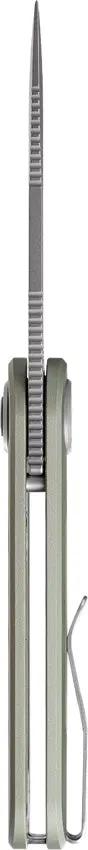 Vosteed Corgi-V Vanchor Lock Knife - Green Aluminum Handle With S35VN 3in Blade For EDC Enthusiasts by Vosteed