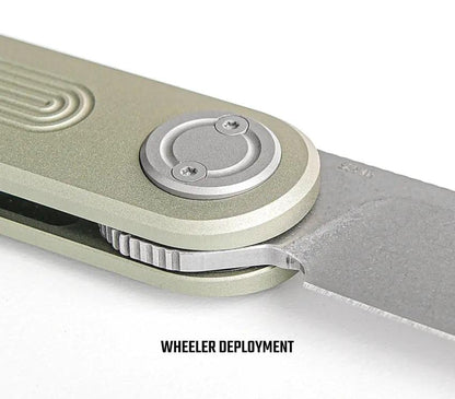 Vosteed Corgi-V Vanchor Lock Knife - Green Aluminum Handle With S35VN 3in Blade For EDC Enthusiasts by Vosteed