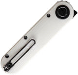Vosteed Corgi V Vanchor Lock - White G10 Extended Tang EDC Knife For Everyday Carry by Vosteed