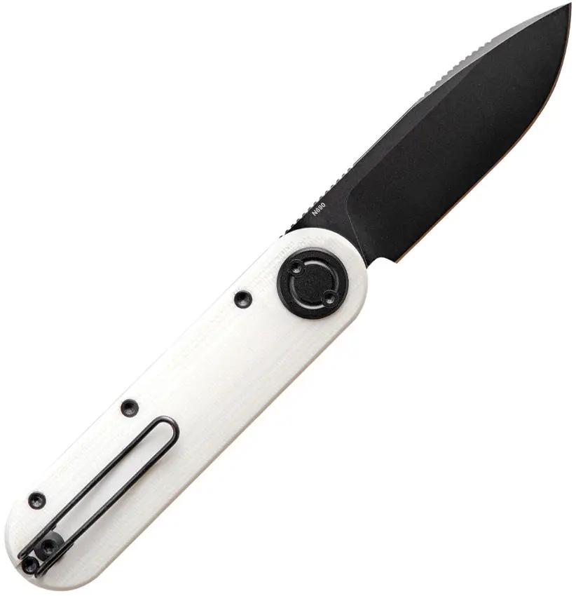 Vosteed Corgi V Vanchor Lock - White G10 Extended Tang EDC Knife For Everyday Carry by Vosteed