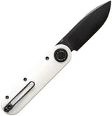 Vosteed Corgi V Vanchor Lock - White G10 Extended Tang EDC Knife For Everyday Carry by Vosteed