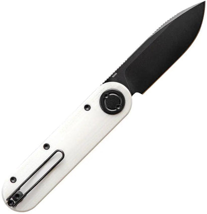 Vosteed Corgi V Vanchor Lock - White G10 Extended Tang EDC Knife For Everyday Carry by Vosteed