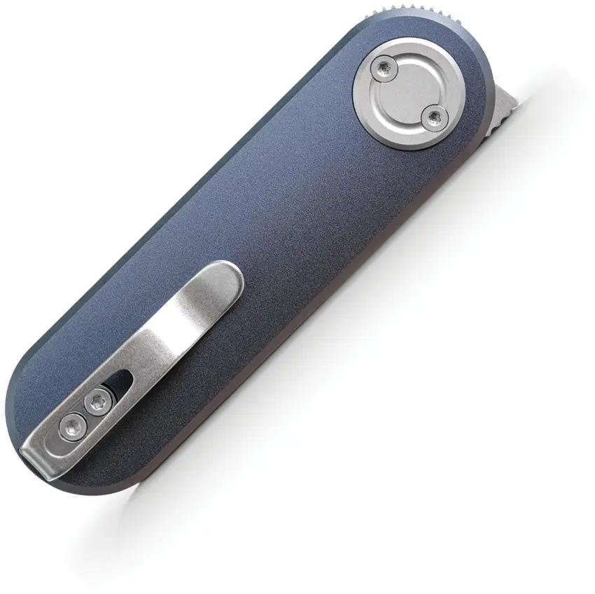 Vosteed Corgi V Vanchor Lock EDC Knife - Compact Everyday Carry With Satin 3 Inch Blade And Dark Slate Aluminum Handle by Vosteed