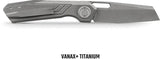 Vosteed Xeno Vanchor Lock Gray A3801 Knife For EDC Enthusiasts With Precision Craft by Vosteed