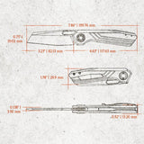 Vosteed Xeno A3802 Vanchor Lock Blue Pen For Collectors And Professionals Premium Craftsmanship by Vosteed