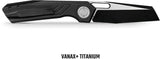 Vosteed Xeno Vanchor Lock Knife A3803 Black For EDC Enthusiasts Premium Craft And Precision by Vosteed