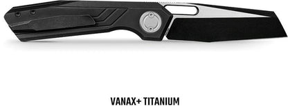 Vosteed Xeno Vanchor Lock Knife A3803 Black For EDC Enthusiasts Premium Craft And Precision by Vosteed