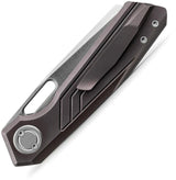 Vosteed Xeno Vanchor Lock Red Folding Knife For EDC Enthusiasts With Secure Precision Build A3804 by Vosteed