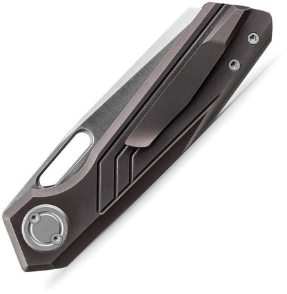 Vosteed Xeno Vanchor Lock Red Folding Knife For EDC Enthusiasts With Secure Precision Build A3804 by Vosteed