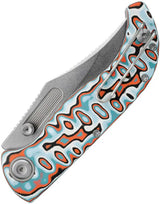 Vosteed Naga Top Linerlock Folding Knife Canyon S35VN Blade Bamboo Micarta Handle - EDC Ready by Vosteed