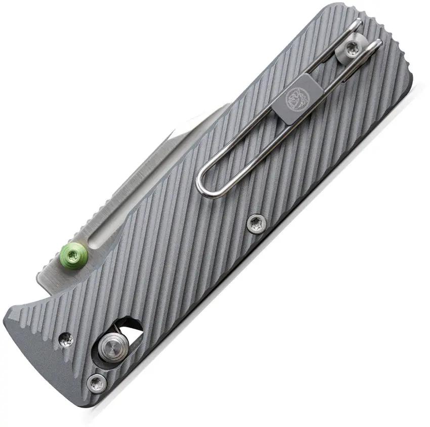 Vosteed Vombat Crossbar Lock Knife - M390 Blade And Gray Aluminum Handle For EDC Enthusiasts by Vosteed