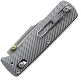 Vosteed Vombat Crossbar Lock Knife - M390 Blade And Gray Aluminum Handle For EDC Enthusiasts by Vosteed