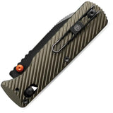 Vosteed Vombat Crossbar Lock Olive Aluminum Knife - Bohler M390 Blade And Quick Swap Scales For EDC Enthusiasts by Vosteed