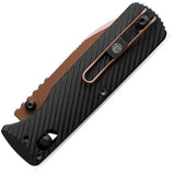 Vosteed Vombat Crossbar Lock Knife - Bohler M390 Blade And Dune Copper Finish Quick Swap Scales by Vosteed