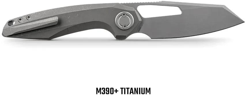 Vosteed Thunderbeast Vanchor Lock Titanium Knife A4302 - Lightweight Titanium Frame With Precise Craftsmanship by Vosteed