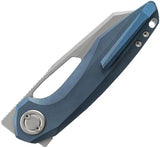 Vosteed Thunderbeast Vanchor Lock Ti A4303 EDC Knife - Blue Titanium Handle With M390 Blade by Vosteed