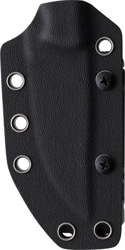 Vosteed Mink D0101 Fixed Blade Knife - Nitro V Stonewash Blade, 7.13in Overall Length, Black Micarta Handle by Vosteed