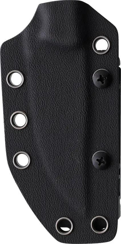 Vosteed Mink D0101 Fixed Blade Knife - Nitro V Stonewash Blade, 7.13in Overall Length, Black Micarta Handle by Vosteed