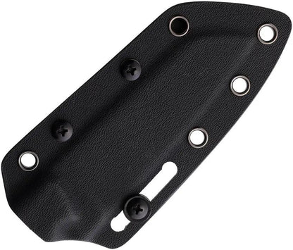 Vosteed Mink Fixed Blade Knife Nitro V Steel 3.25in Blade Full Tang Black Canvas Micarta by Vosteed