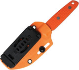 Vosteed Mink Fixed Blade Knife - Nitro-V Bead-Blast Blade With Orange G10 Handle For EDC Enthusiasts by Vosteed