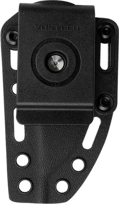 Vosteed H-Back Fixed Blade Knife Nitro V Steel 3 Inch Clip Point Full Tang Kydex Sheath - Compact Rugged Outdoor EDC by Vosteed