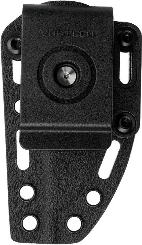 Vosteed H-Back Fixed Blade Knife Nitro V 3-Inch Clip Point Blue Ocean Micarta Full Tang - Compact EDC for Outdoor Tasks by Vosteed