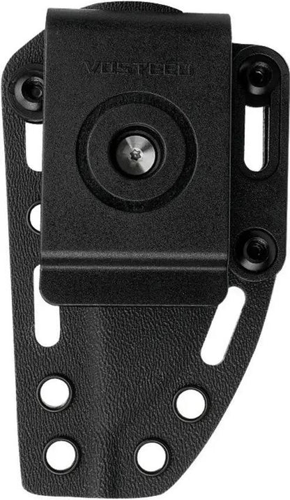 Vosteed H-Back Fixed Blade Knife Nitro V 3-Inch Clip Point Blue Ocean Micarta Full Tang - Compact EDC for Outdoor Tasks by Vosteed