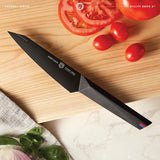 Vosteed Hackney 5 Inch Utility Knife - Black Titanium Coated High Carbon Blade And G10 Handle Full Tang by Vosteed