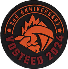 Vosteed 2nd Anniversary Patch - Free 2 Inch Collectible For Gear Enthusiasts With Any Vosteed Purchase