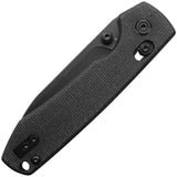 Vosteed Raccoon Crossbar Lock Knife Micarta Handle - Durable EDC Folding Knife With 3.25 Inch Drop Point by Vosteed