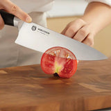 Vosteed Stallion 8 Inch Chef Knife - Satin Blade Full Tang with G10 Handle for Home Cooks by Vosteed