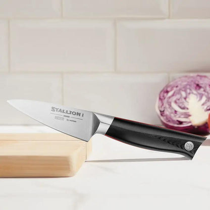 Vosteed Stallion 3.5 Inch Paring Knife - Precision Satin Blade For Easy Fruit And Veggie Prep by Vosteed