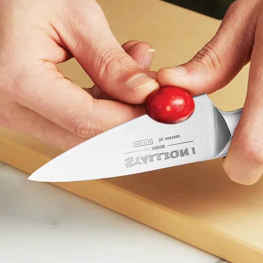 Vosteed Stallion 3.5 Inch Paring Knife - Precision Satin Blade For Easy Fruit And Veggie Prep by Vosteed