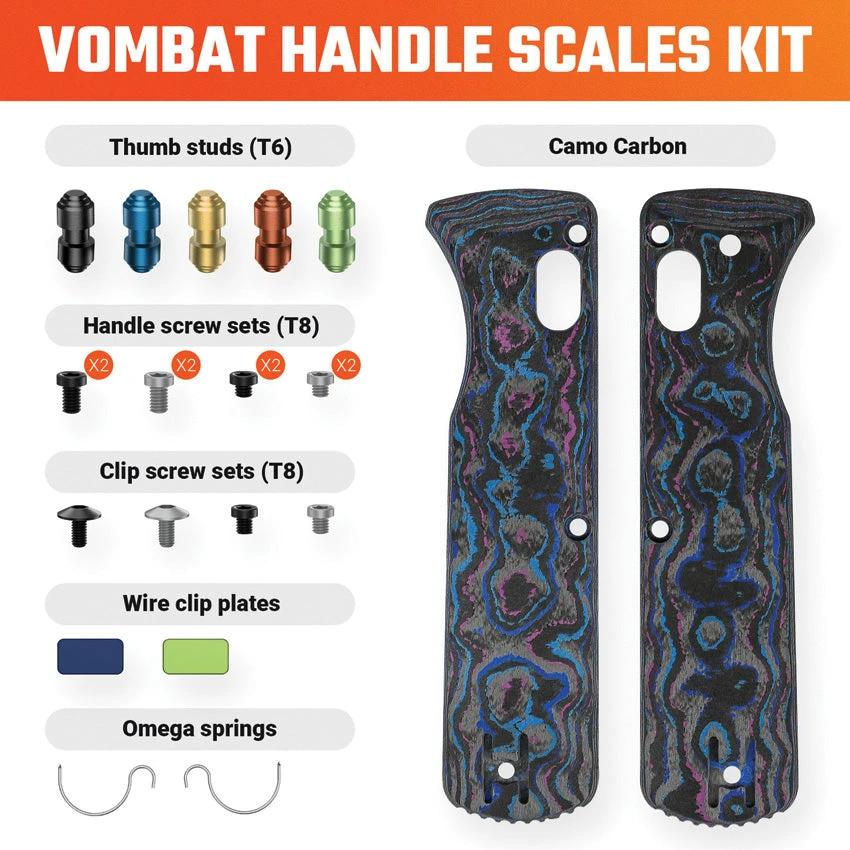 Vosteed Vombat Handle Gulf Fat CF W0101 by Vosteed
