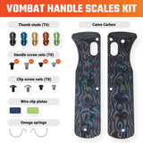 Vosteed Vombat Handle Gulf Fat CF W0101 by Vosteed