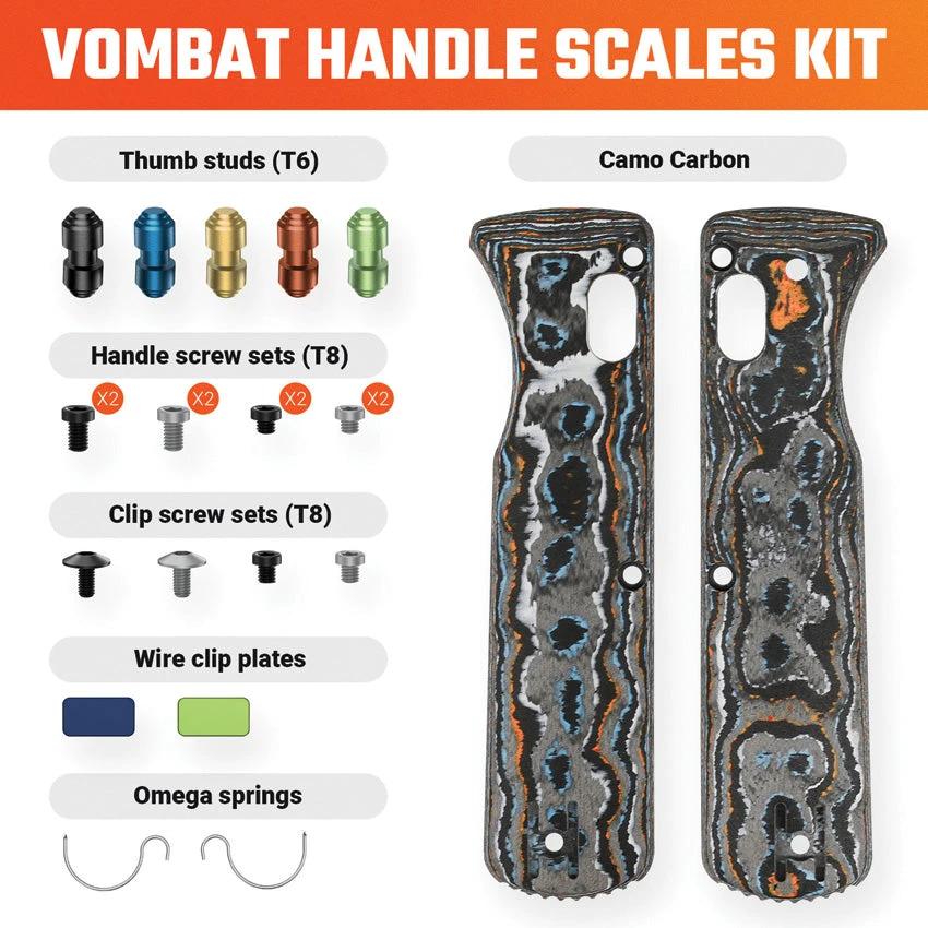 Vosteed Vombat Handle Gulf Camo CF W0102 by Vosteed