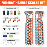 Vosteed Vombat Handle Scales Coral W0108 by Vosteed