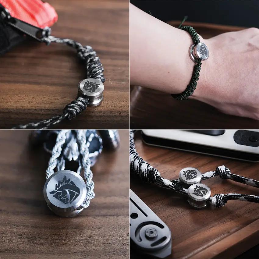 Vosteed Titanium Lanyard Bead X0117 - High Strength Craftsmanship For Secure Lanyard Fit by Vosteed