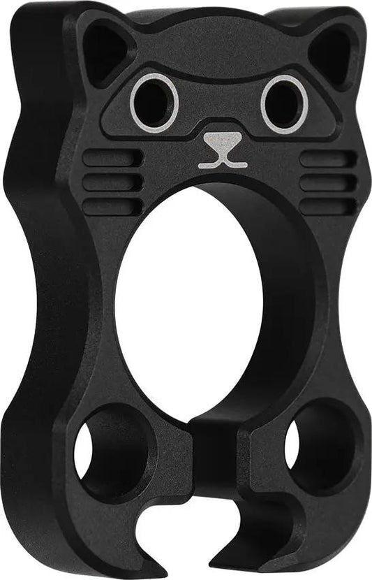 Vosteed Drunk Raccoon Opener - Black PVD Coated Titanium Body With Lanyard Loop For EDC Enthusiasts by Vosteed