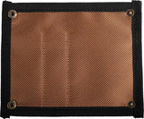 Vosteed Knife Pouch X0131 Three Pocket Nylon Folding Sheath Brown And Black For EDC Enthusiasts by Vosteed