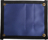 Vosteed Knife Pouch X0132 5 Inch Nylon Foldable Pouch Blue Black For EDC Enthusiasts - Durable 3 Pocket Organizer by Vosteed
